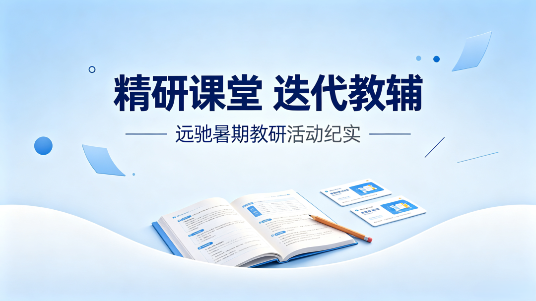 精研课堂 迭代教辅|远驰暑期教研活动纪实